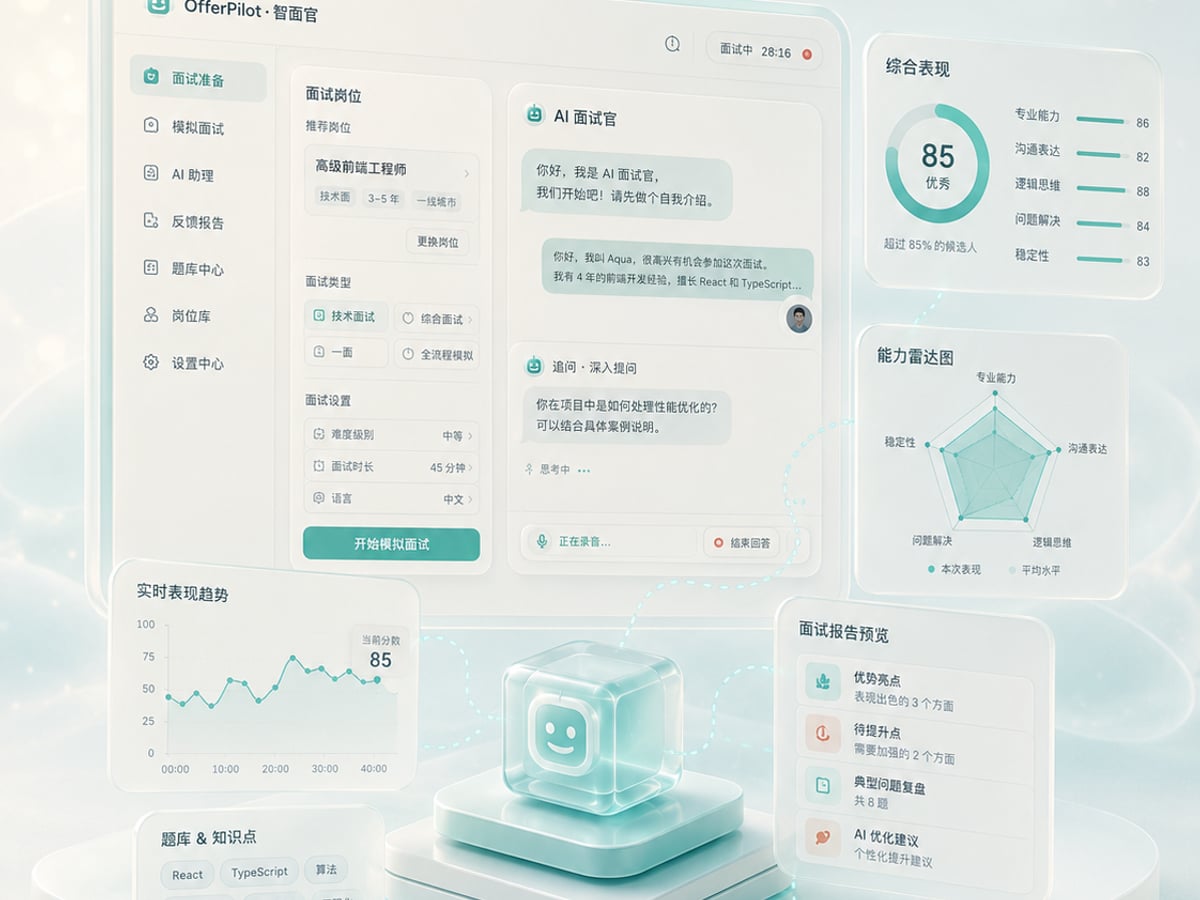 OfferPilot · 智面官 项目封面